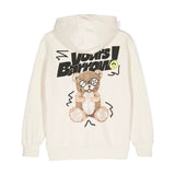 Barrow Kids Felpa Crema con Cappuccio con Stampa per Bambini