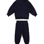 Iceberg Kids Completo Felpa con Pantaloni Blu per Neonati