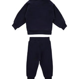 Iceberg Kids Completo Felpa con Pantaloni Blu per Neonati
