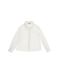 Elisabetta Franchi La Mia Bambina Camicia Panna per Neonate