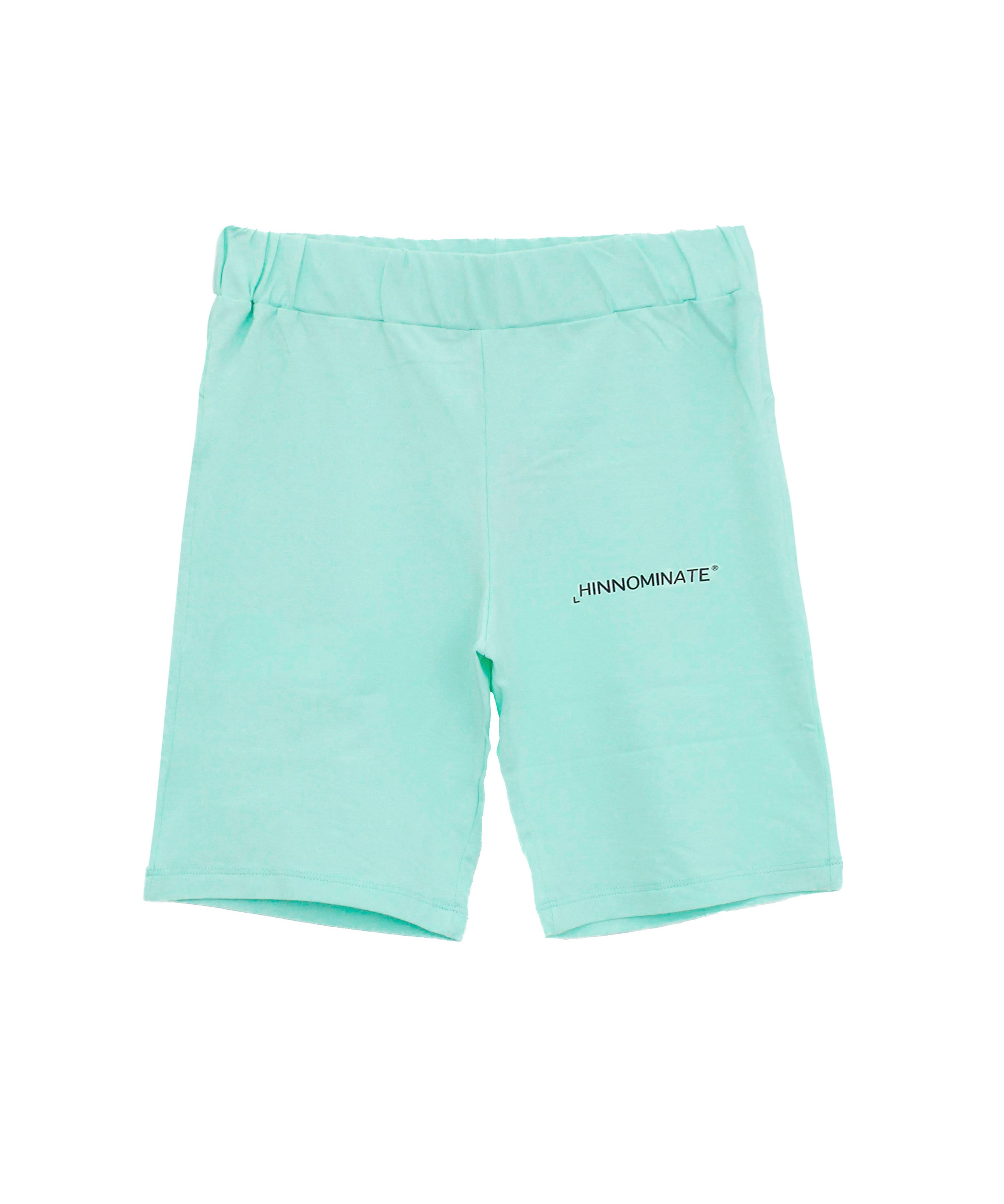 Hinnominate Kids Ciclista Verde con Logo per Bambine (fronte)