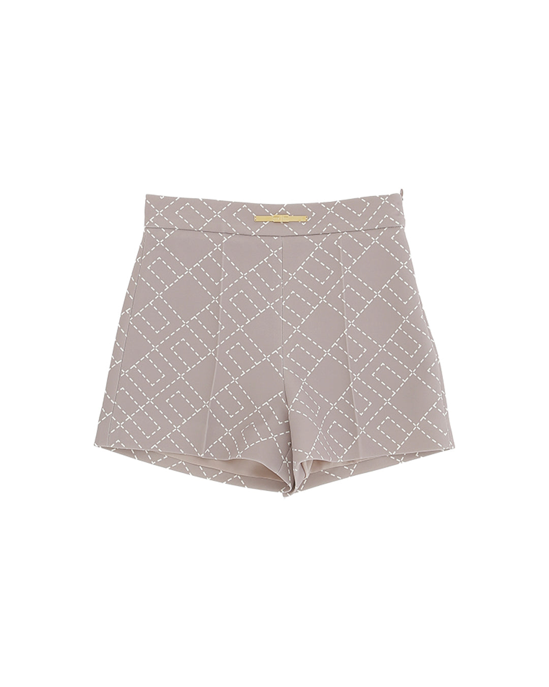 Elisabetta Franchi La Mia Bambina Shorts Sunrise con Logo Geometrico per Bambine
