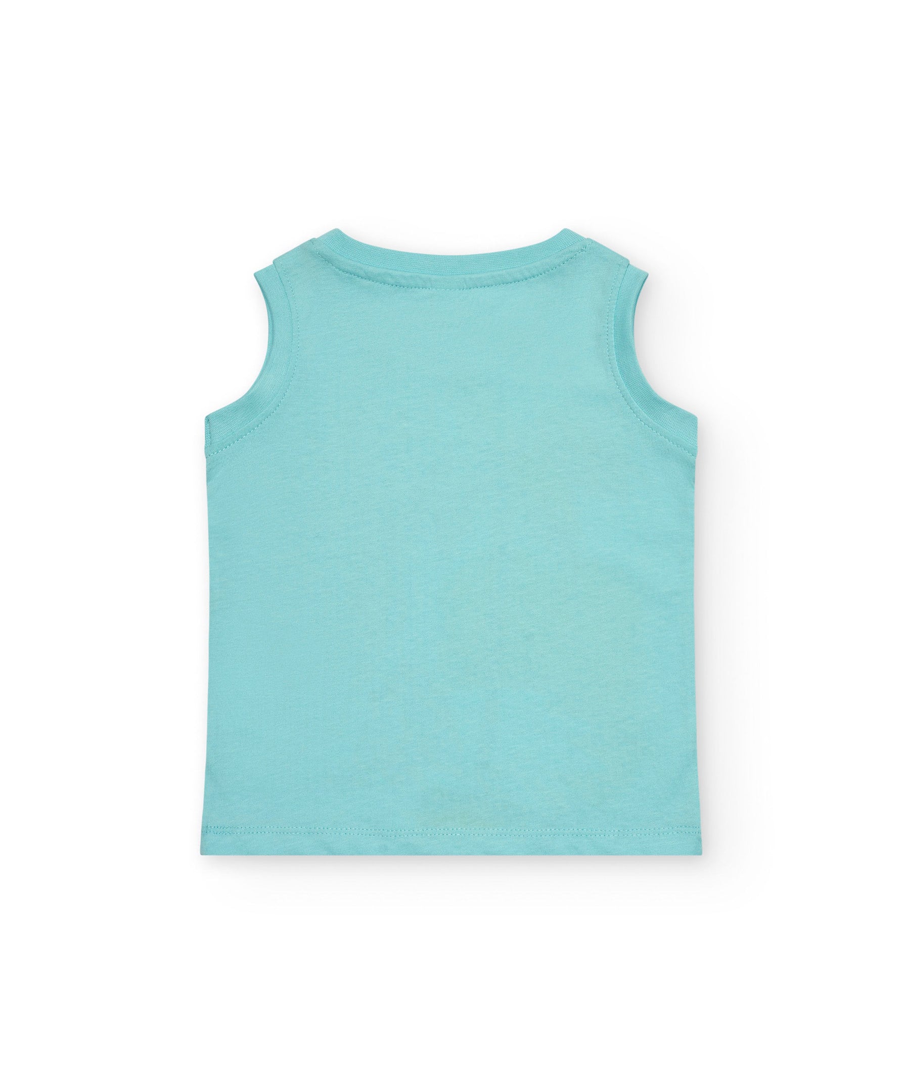 Tuc Tuc Canotta Verde Acqua/Multicolor per Neonati