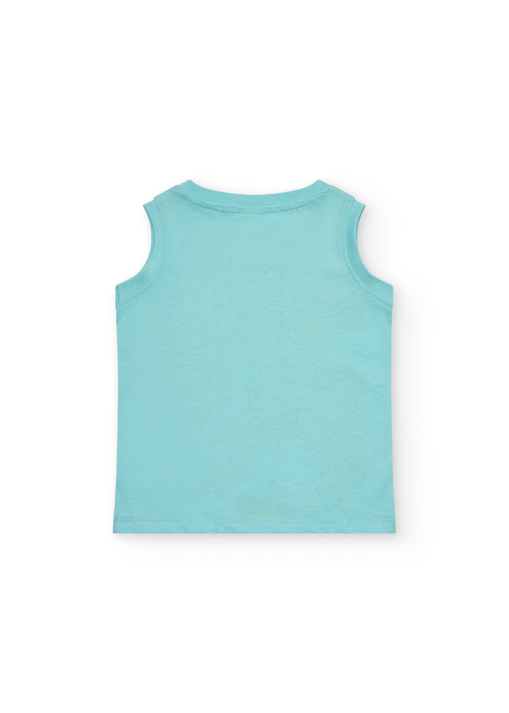 Tuc Tuc Canotta Verde Acqua/Multicolor per Neonati