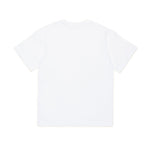 Diesel Kids T-shirt Bianca con Logo Oval D Metallico