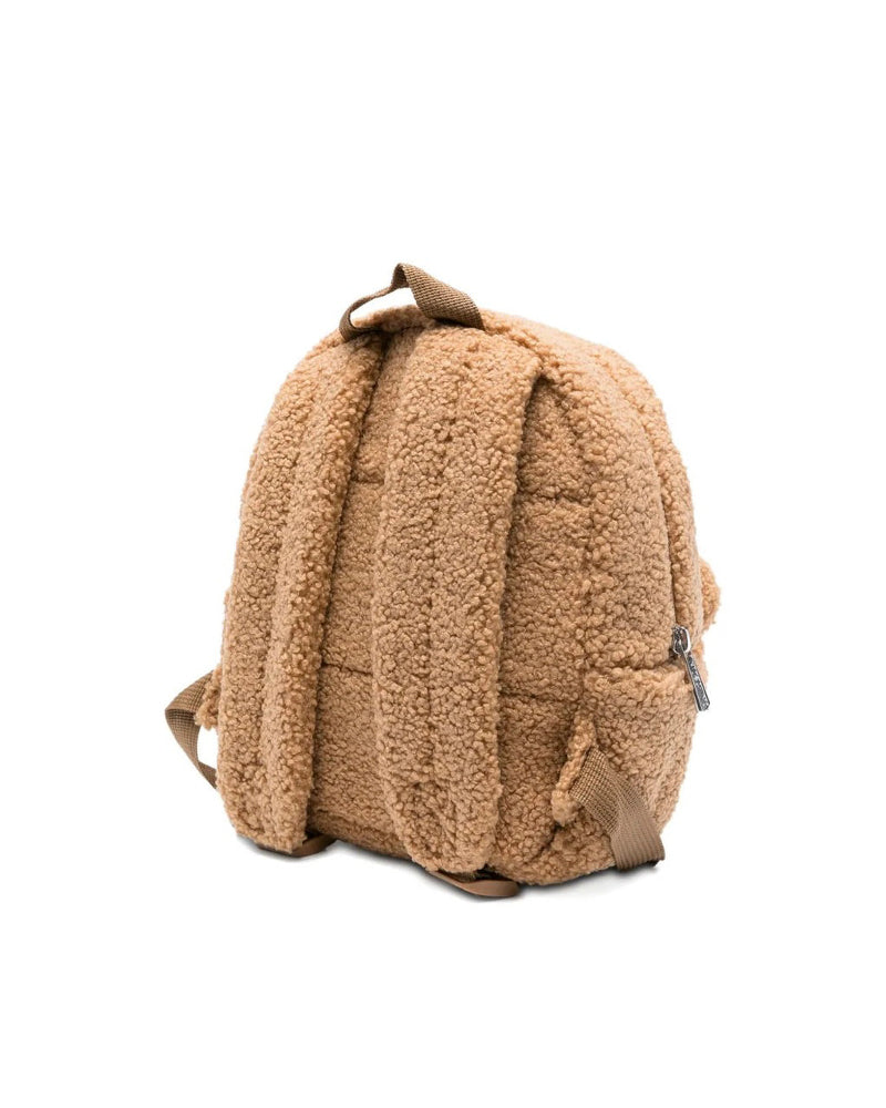 Moschino Kids Zainetto Teddy Marrone per Neonati