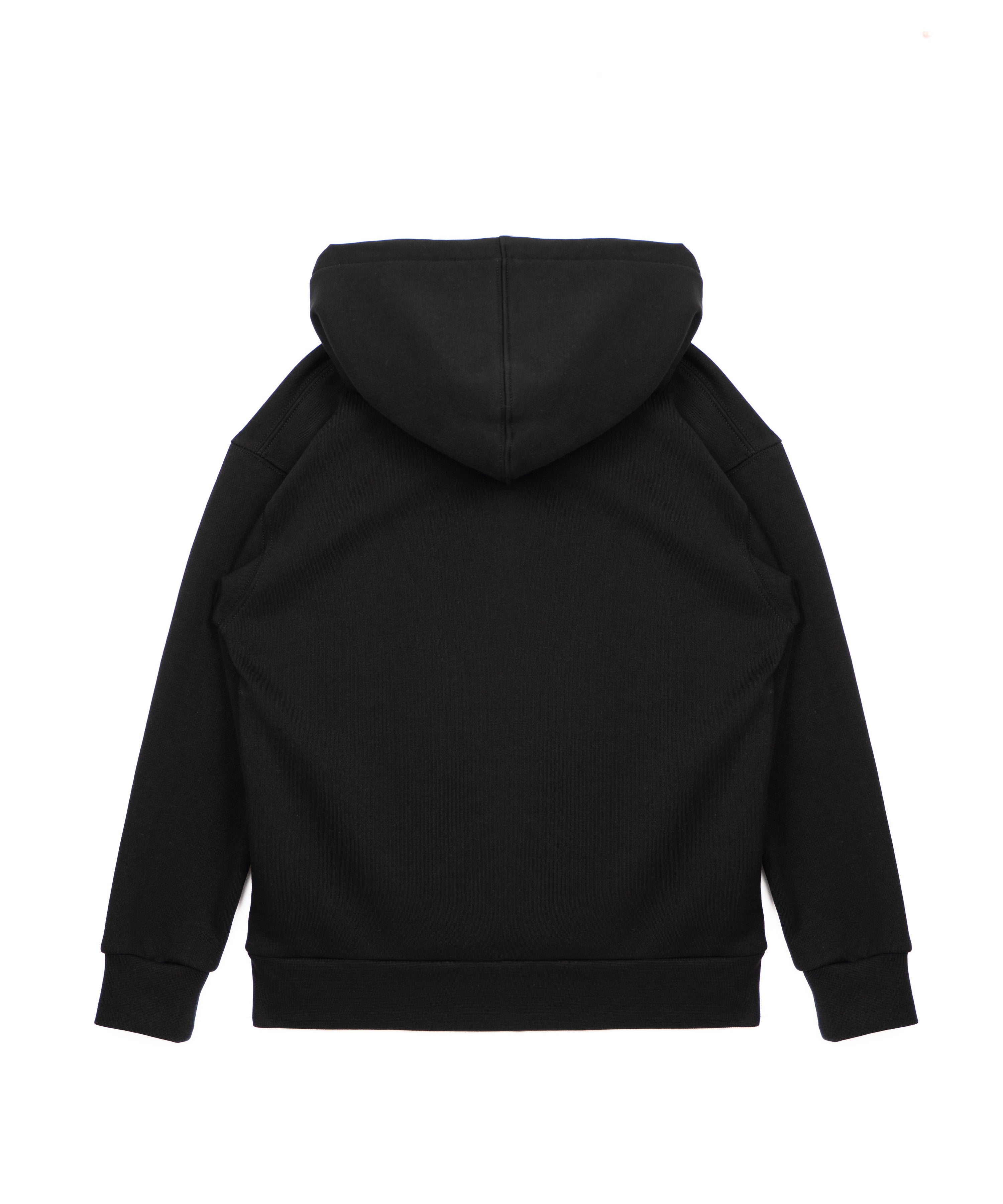 Yes London Kids Felpa con Cappuccio Nera Basic per Bambini