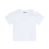 Iceberg Kids T-Shirt Bianco con Logo per Neonati