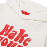 Max & Co Kids Felpa Bianco con Stampa Rosso per Bambine