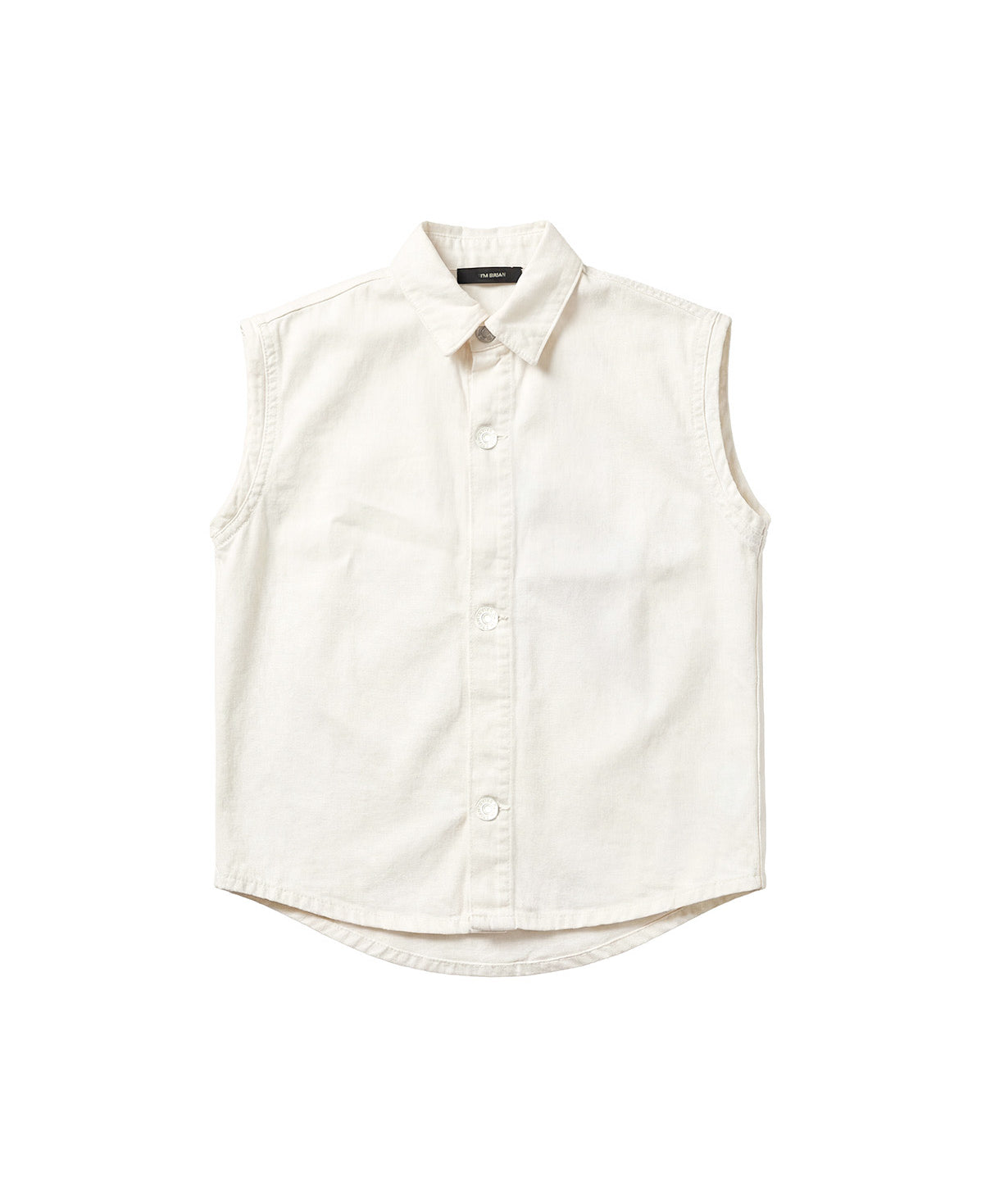 I'M Brian Kids Camicia Bianco Smanicata per Bambini