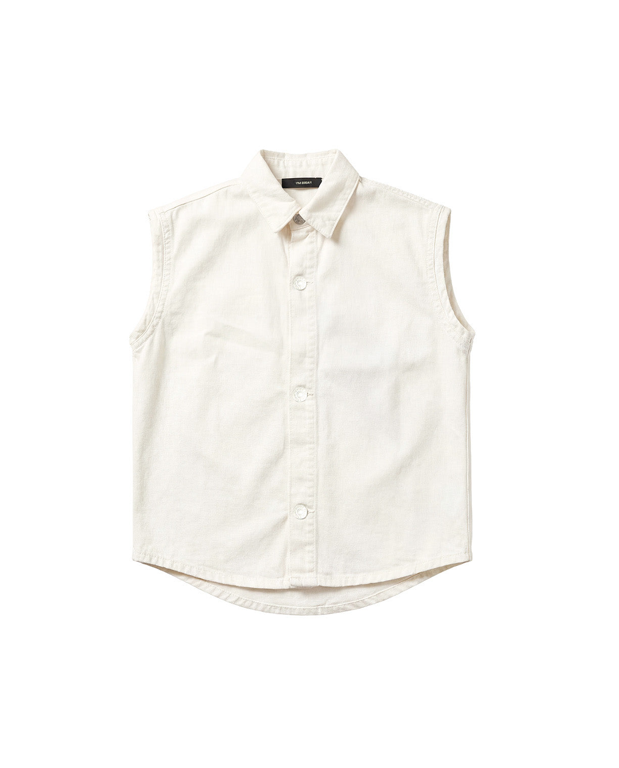 I'M Brian Kids Camicia Bianco Smanicata per Bambini