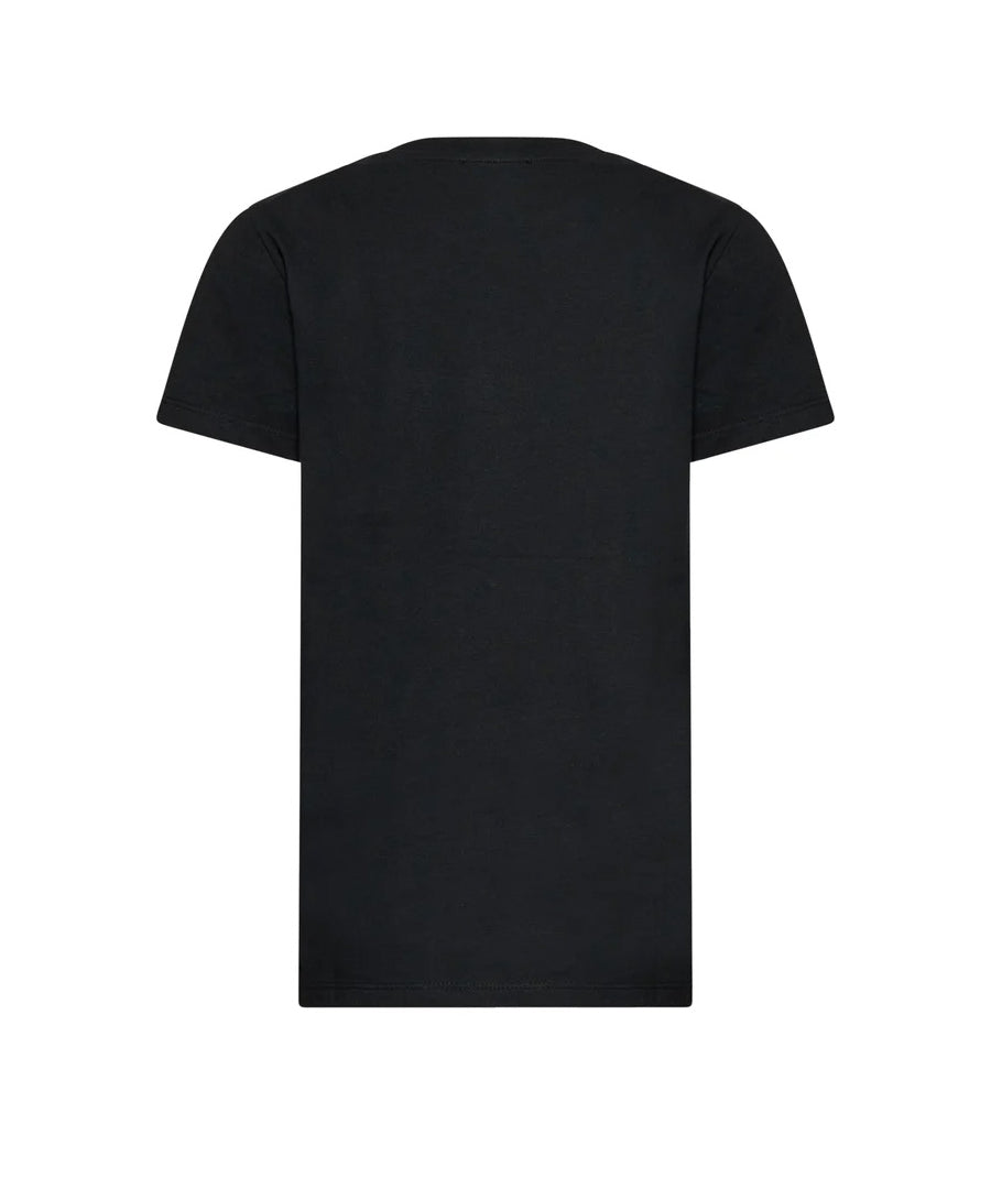 John Richmond Kids T-Shirt Nero con Logo per Bambini