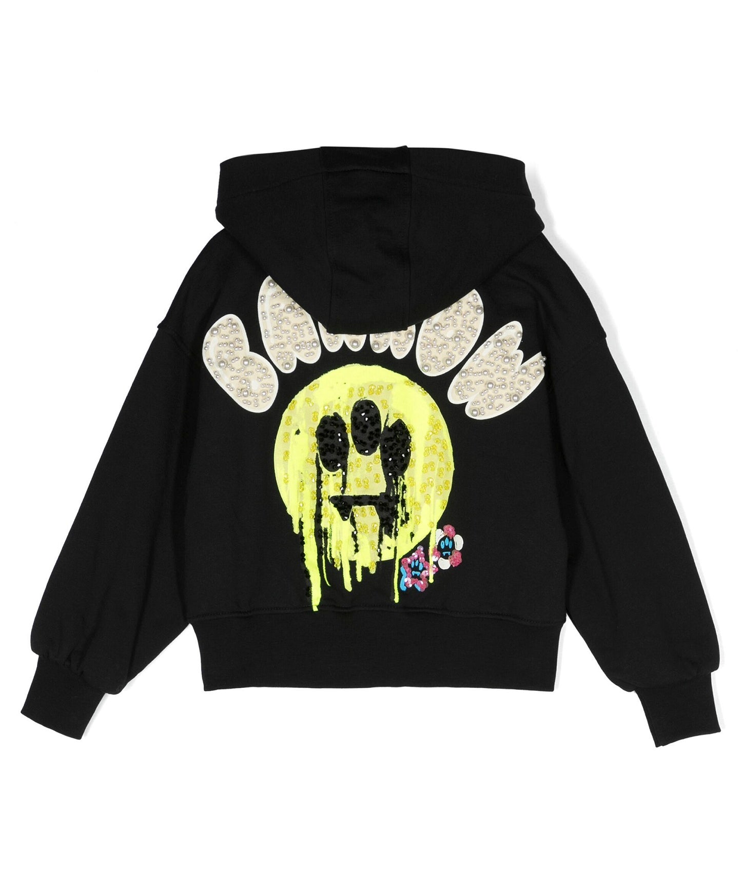 Barrow Kids Felpa con Cappuccio e Stampa Logo per Bambine