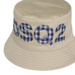Dsquared2 Kids Cappello Bucket Beige con Logo