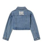 Twinset Kids Giubbino in Denim con Tasche per Bambine