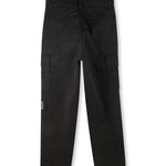 Boss Kids Pantaloni Neri Stile Cargo con Logo per Bambini (retro)