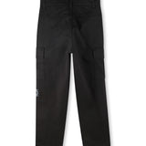 Boss Kids Pantaloni Neri Stile Cargo con Logo per Bambini (retro)