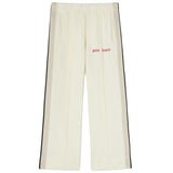 Palm Angels Kids Pantalone Bianco con Logo per Bambine