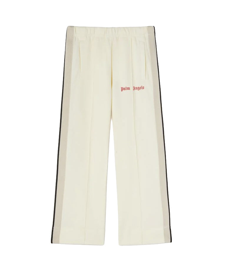 Palm Angels Kids Pantalone Bianco con Logo per Bambine