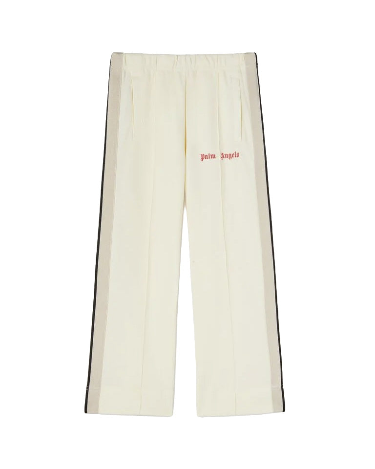 Palm Angels Kids Pantalone Bianco con Logo per Bambine
