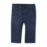 Boss Kids Pantaloni Blu Monocromo per Neonati