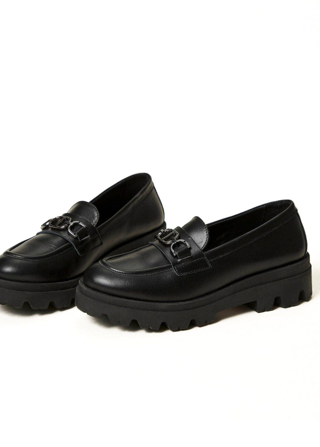 Twinset Kids Mocassino Nero per Bambine