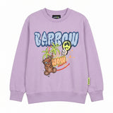 Barrow Kids Felpa Lilla con Stampa per Bambine
