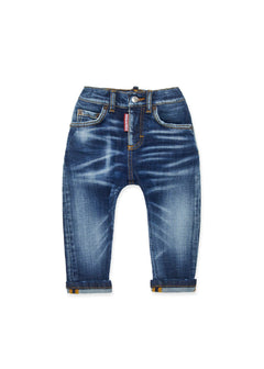 Dsquared Kids Denim Scuro per Neonati