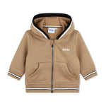 Boss Kids Cardigan Biscotto con Cappuccio per Neonati