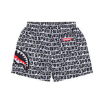 Sprayground Kids Costume Bianco All-Over Nero con Logo per Bambini