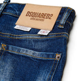 Dsquared2 Kids Jeans Carpenter Blu per Bambini