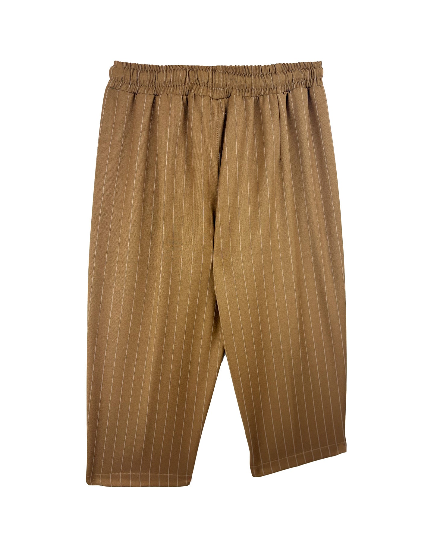 Yes London Kids Pantalone a Righe Cammello per Bambini