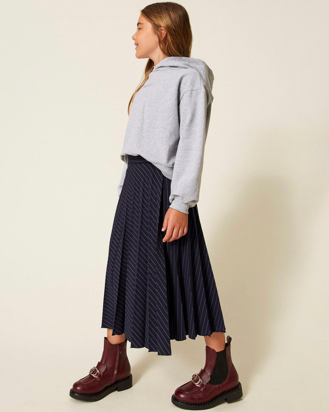 Twinset Kids Gonna Lunga a Righe per Bambine
