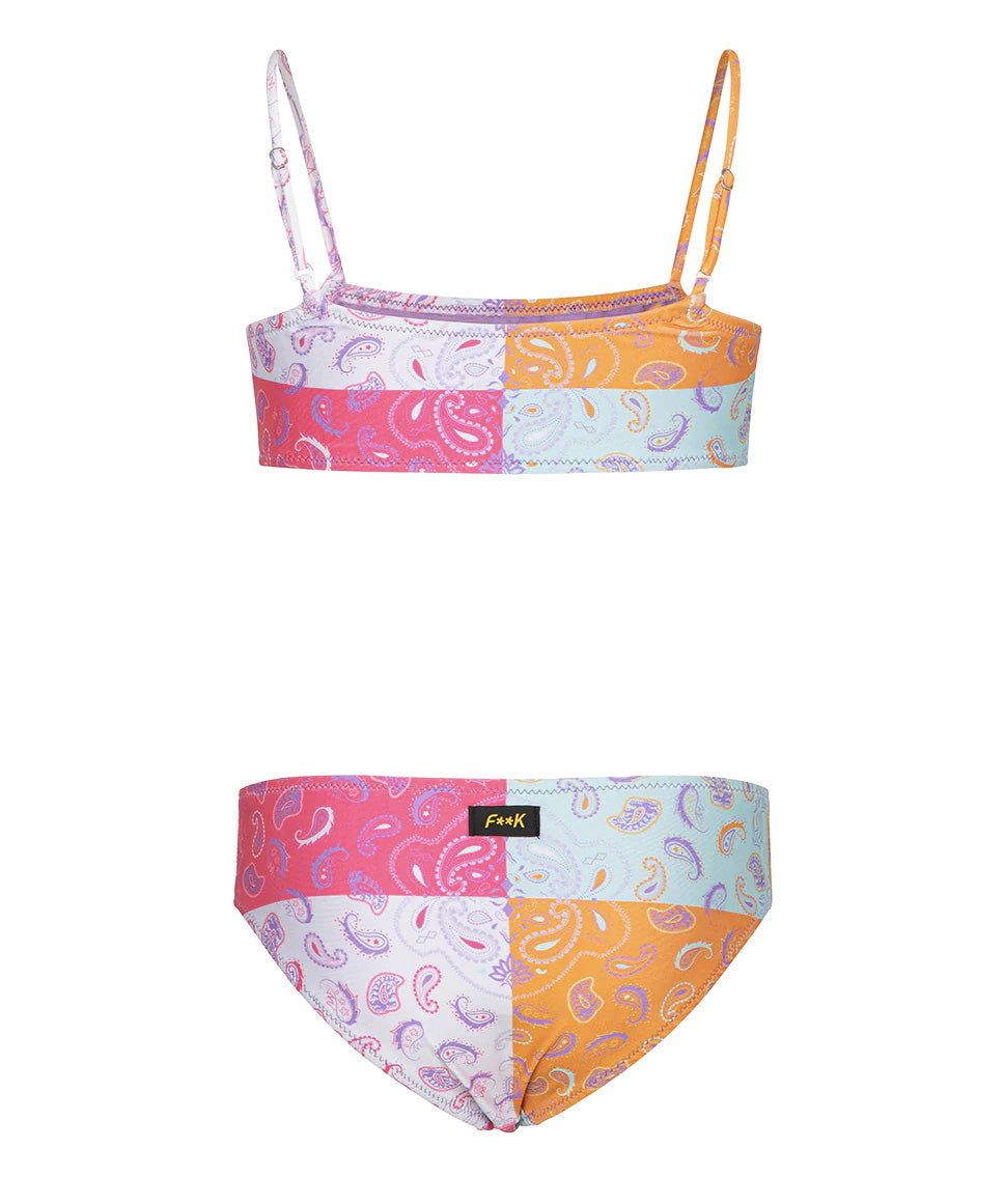 F**K Kids Costume Fantasia Bandana Multicolor per Bambine