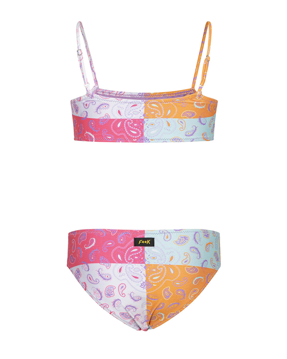 F**K Kids Costume Fantasia Bandana Multicolor per Bambine