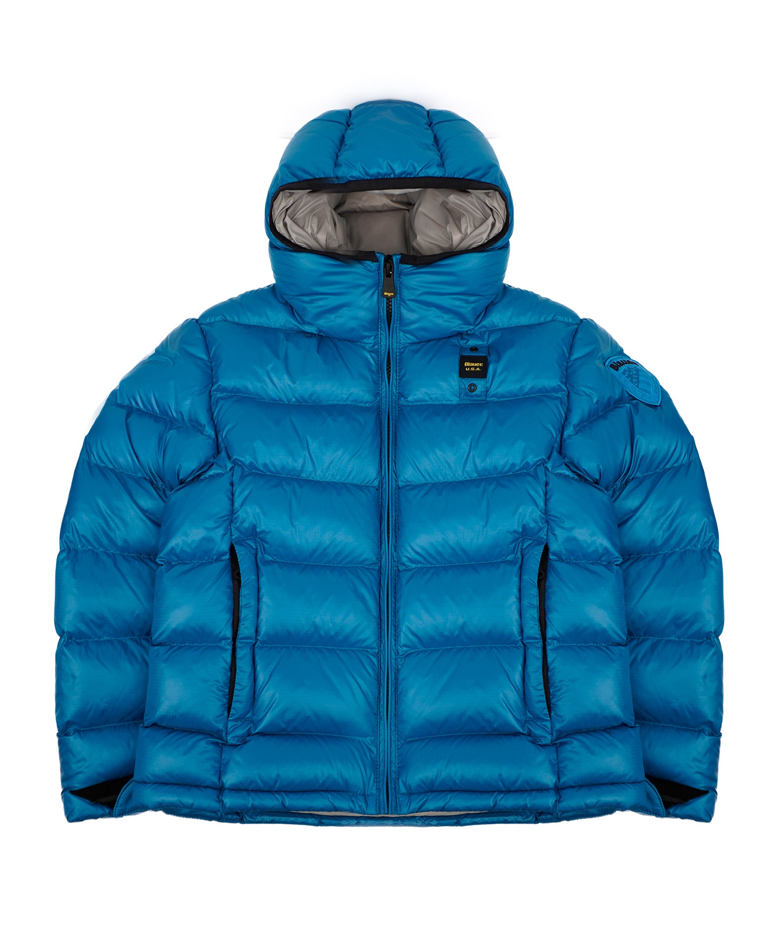 Blauer Kids Giubbino Blu Cobalto con Cappuccio ANSEL JUNIOR per Bambini