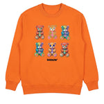 Barrow Kids Felpa Arancione con Stampa per Bambine