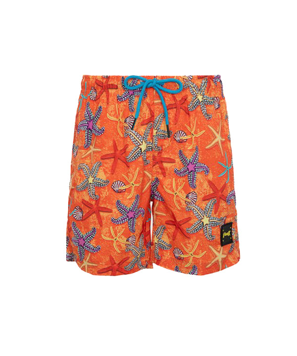 EffeK Costume Boxer Fantasia Mood Marine Arancione per Bambini