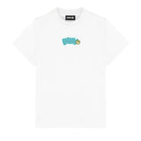 Barrow Kids T-Shirt Off-White con Stampa Logo per Bambini