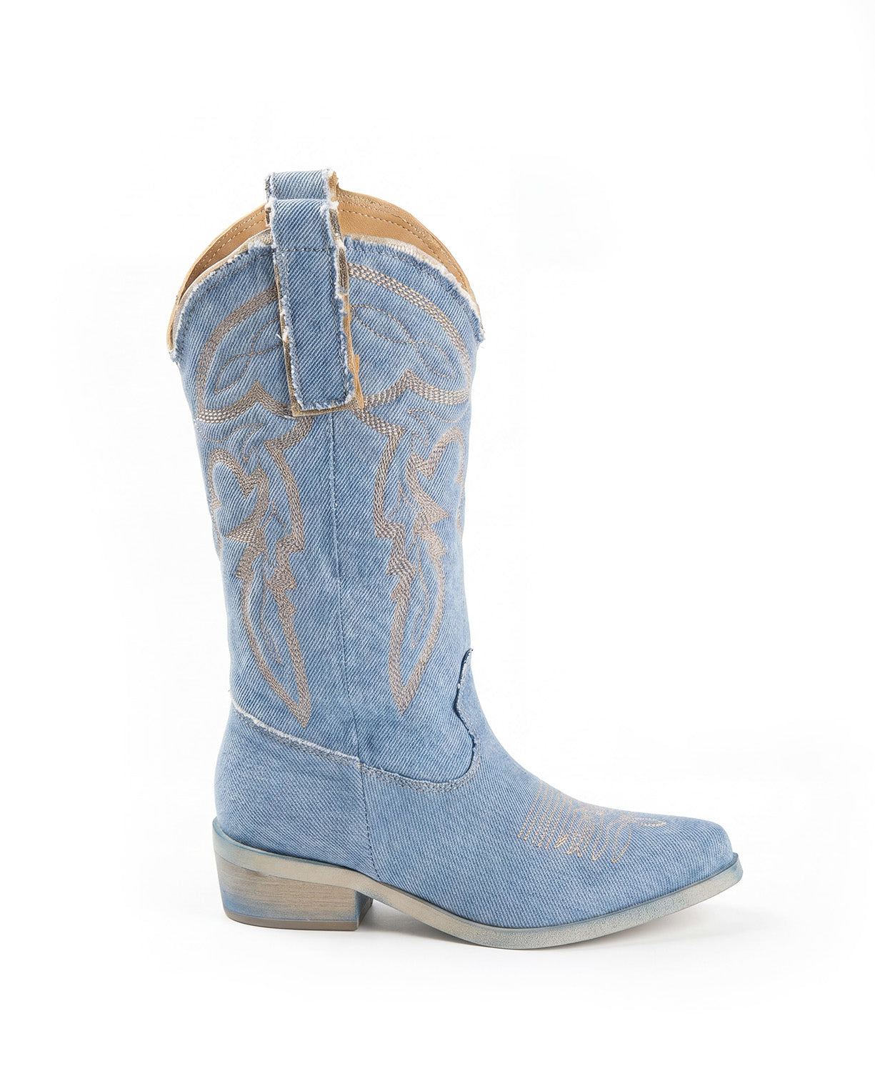 Jammers Stivale Nabuk in Denim per Bambine