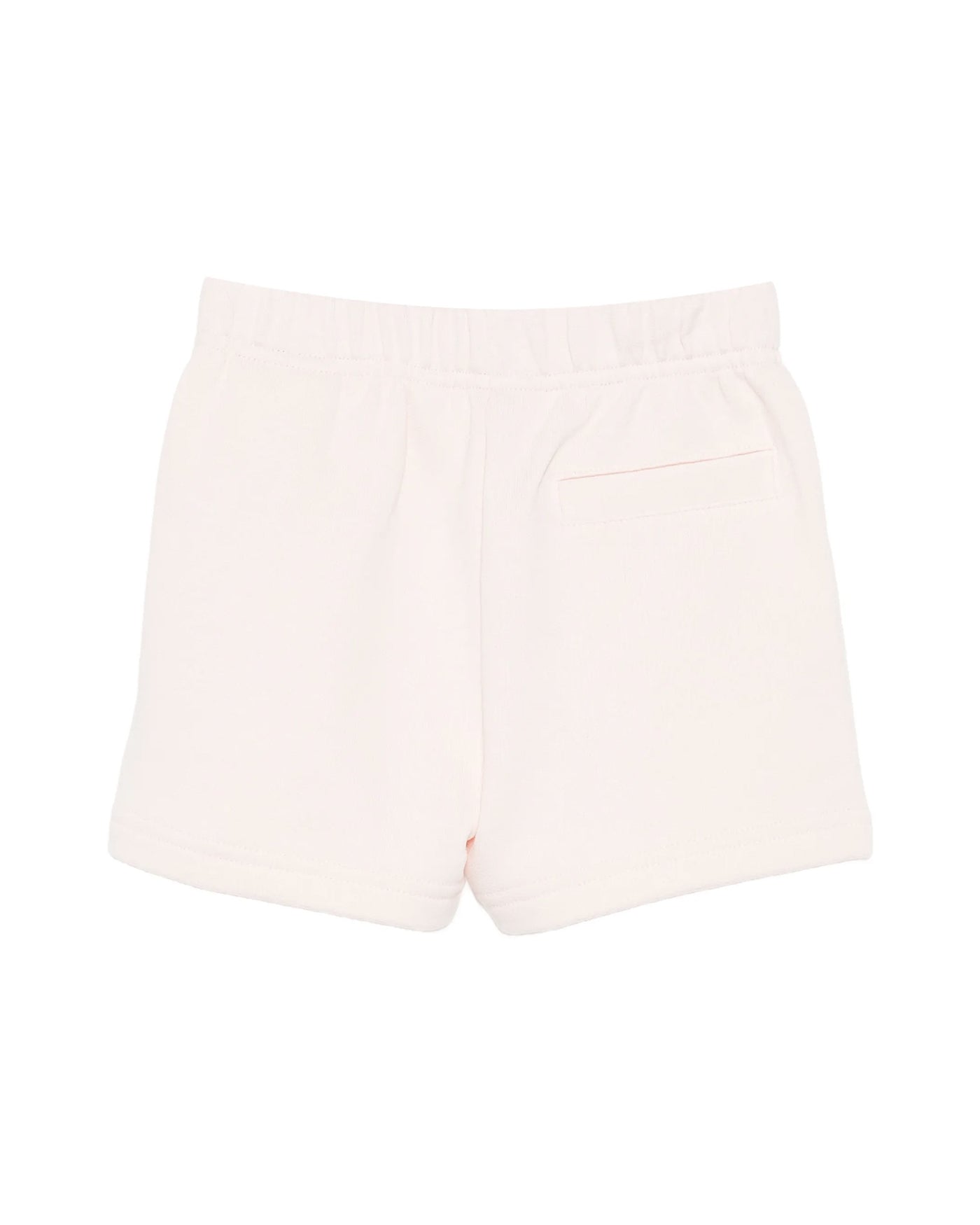 Palm Angels Kids Short Sabbia con Logo Fucsia per Neonate