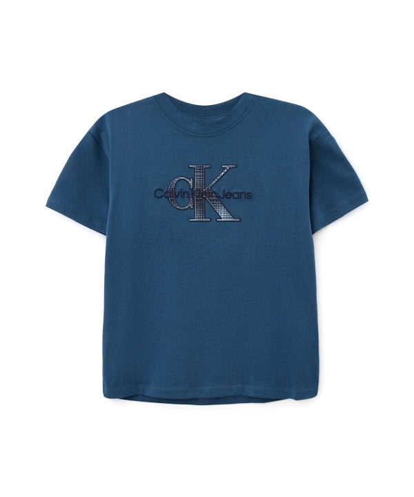 Calvin Klein Kids T-shirt Avion con CK per Bambini