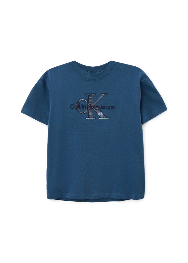 Calvin Klein Kids T-shirt Avion con CK per Bambini