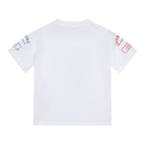 Iceberg Kids T-Shirt Bianco con Stampa Logo per Bambini
