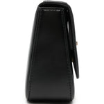 Elisabetta Franchi La Mia Bambina Borsetta a Tracolla Nera con Applizazioni Mini Loghi per Bambine