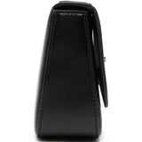 Elisabetta Franchi La Mia Bambina Borsetta a Tracolla Nera con Applizazioni Mini Loghi per Bambine