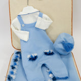 Le Coconnè Pagliaccetto Celeste per Neonati