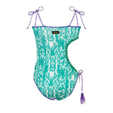 Effek Costume Monokini Fantasia Viola/Tiffany per Bambine