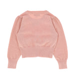 Angel's face Cardigan Rosa con Fiocchi per Bambine (retro)