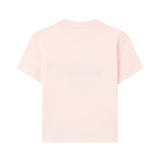 Palm Angels Kids T-Shirt Rosa con Stampa Dog per Bambine